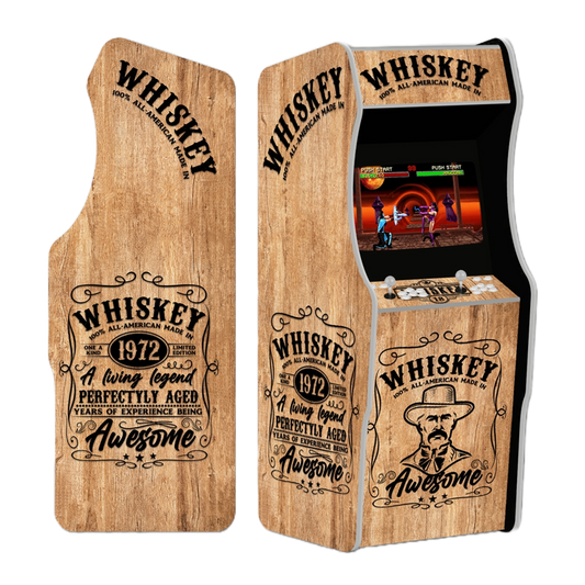 BORNE ARCADE | DEUX JOUEURS 799€ | WHISKEY WOOD