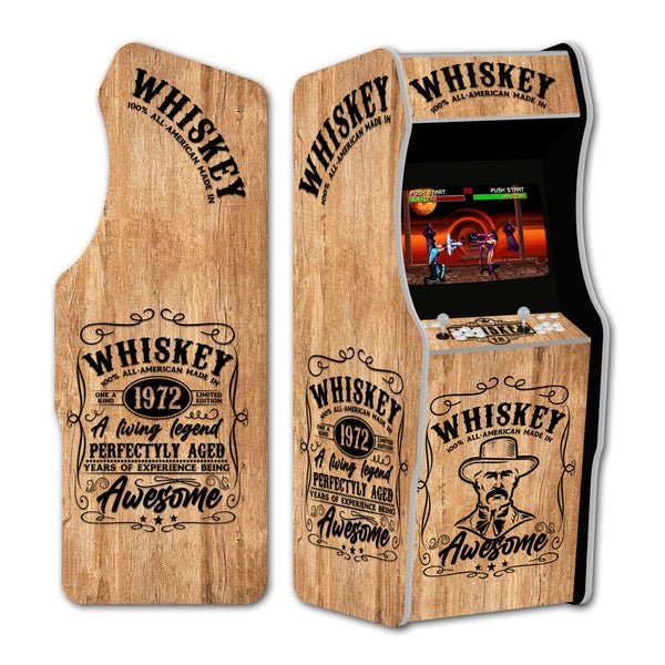 BORNE ARCADE | DEUX JOUEURS 799€ | WHISKEY WOOD